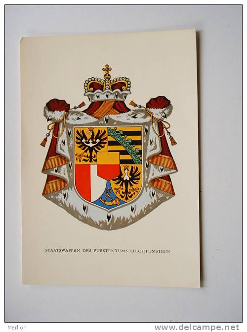 Liechtenstein - Staatswappen -Coat Of Arms    VF  D61288 - Liechtenstein