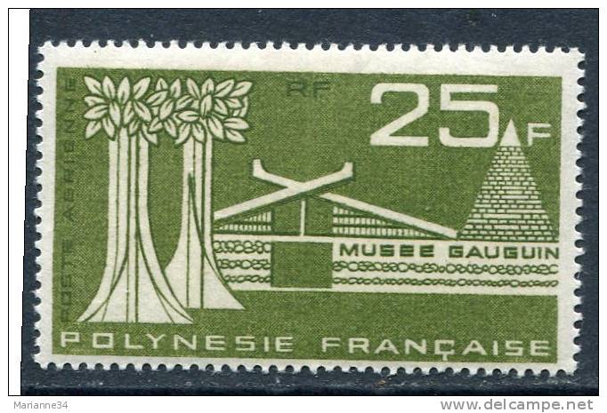 Polynésie-aérien-1965-YT 11**-Centenaire De L'union Internationale Des Télécommunications - Nuevos