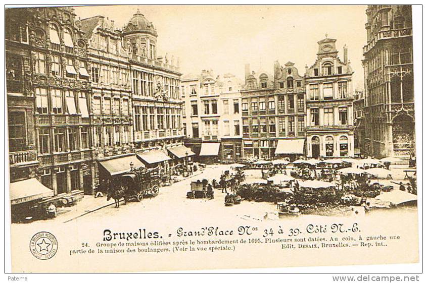 BRUXELLES. BRUSSELS , Plaza De Mercadillo,  ( Belgica) ,post Card, - Marchés