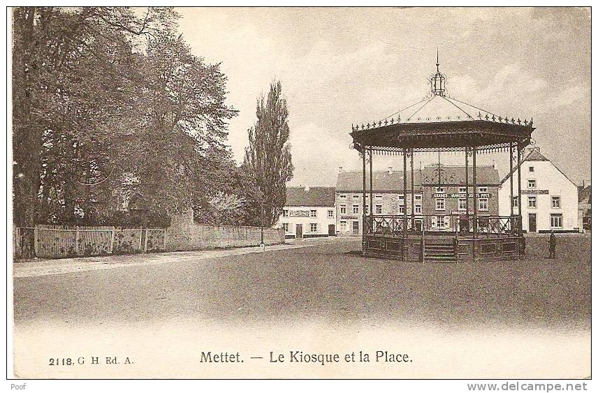 Mettet : Le Kiosque Et La Place - Mettet