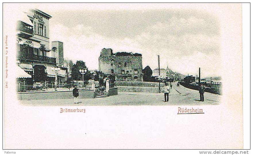 BRÓMSERBUG - RÚDESHEIM ( Alemania)post Card - Boitzenburg