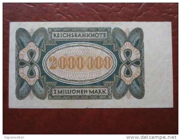 2000000 Mark 1923 (WPM 89a) 2 Millionen 23.7.1923 - 2 Millionen Mark