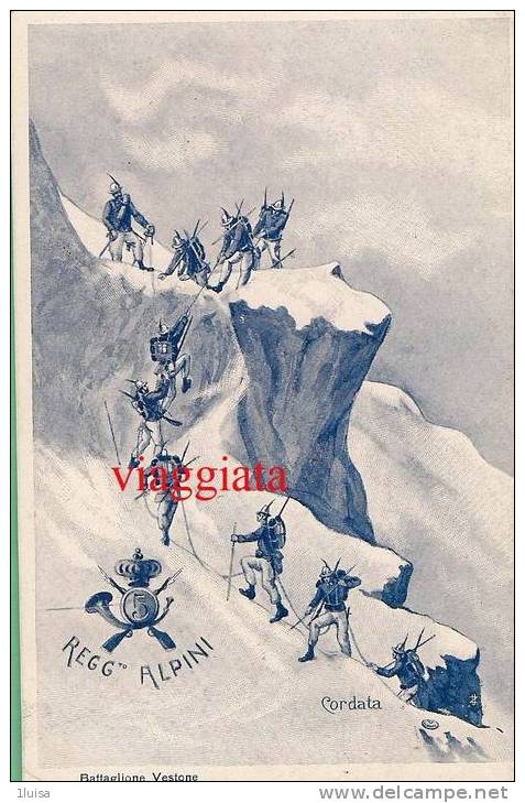 ALPINI 5° Reggimento Alpini - Oorlog 1914-18