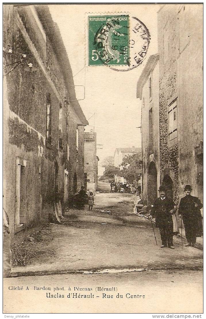 34/  USCLAS D'HERAULT- RUE DU CENTRE - Mauguio