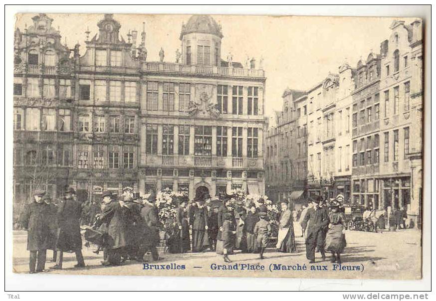 12346 - BRUXELLES - Grand' Place ( Marché Aux Fleurs) - Lanen, Boulevards