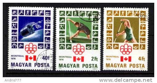 Hungary Ungarn 1976  Olympic Games Montreal '76   Satellite Kanoe Javellot - Zomer 1976: Montreal