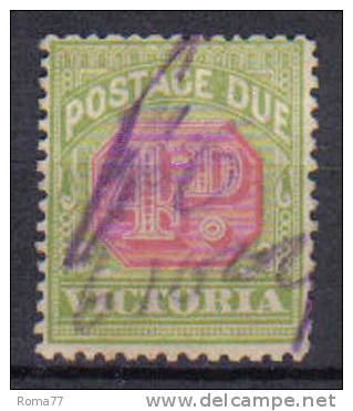 SS1945 - AUSTRALIA , Tasse Yvert N. 34 Con Filigrana Capovolta Inverted - Postage Due