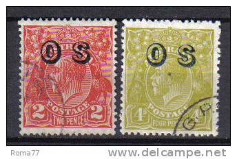 SS1948 - AUSTRALIA , Tasse Yvert N. 52 + 53 - Segnatasse