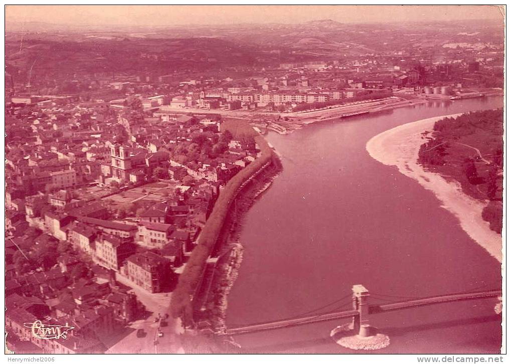 Givors ( Rhone) Vue Aérienne Du Pont De Chasse Et Les Nouveaux Quartiers, Ed Cim - Givors