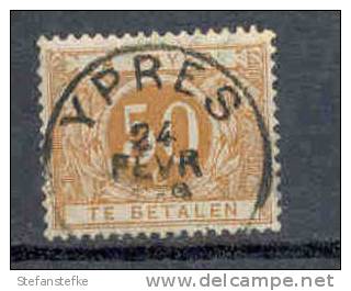 Belgie -  Belgique Ocb Nr : TX 8 YPRES  (zie  Scan) - Postzegels
