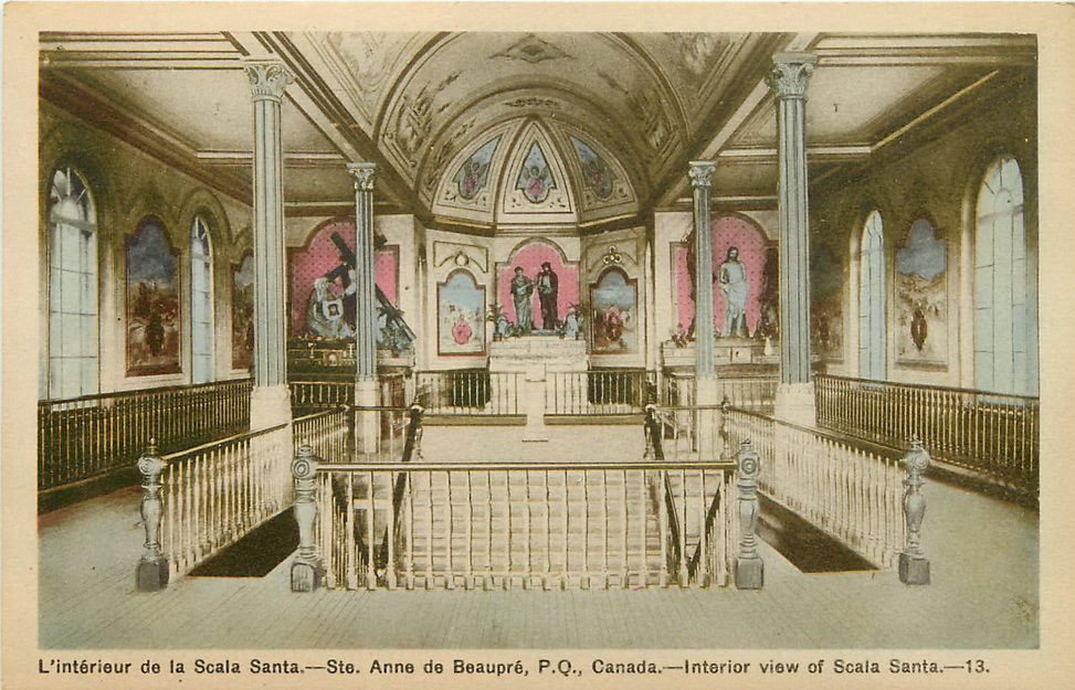 STE ANNE DE BEAUPRÉ, QUÉBEC - L´INTÉRIEUR, 3ie ÉTAGE - SCALA SANTA - PECO - - Ste. Anne De Beaupré