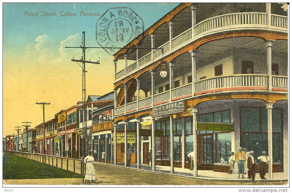 COLON - Front Street - Panama