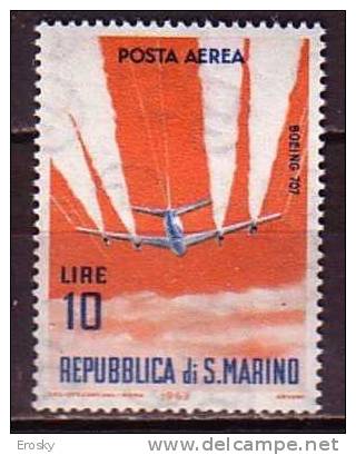 Y9137 - SAN MARINO Aerea Ss N°140 - SAINT-MARIN Aerienne Yv N°129 ** - Posta Aerea
