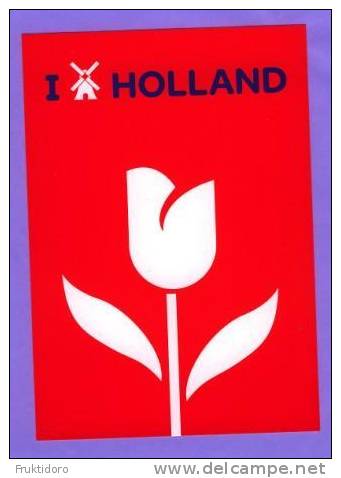 AKNL The Netherlands Greeting Cards I Love Holland - White Tulip - Windmill - Easter Rabbit - Miffy - Heineken - Verzamelingen & Kavels