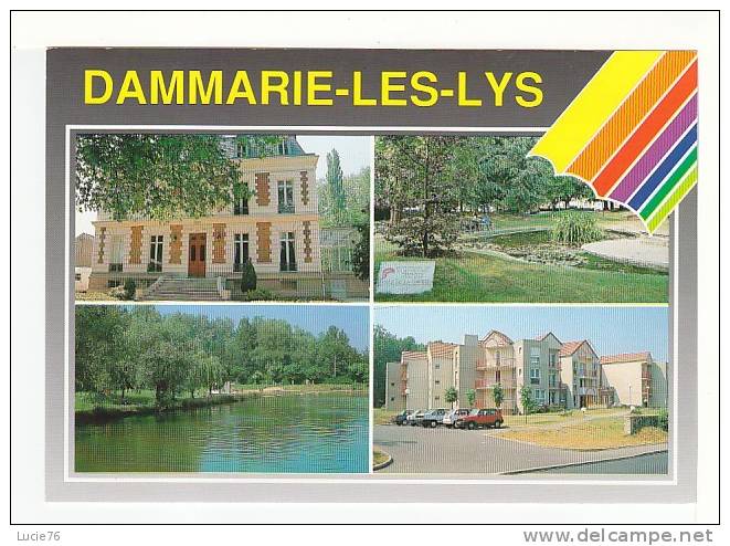 DAMMARIE LES LYS -  4 Vues  : Château Soubiran, L'Arbre De La Liberté, La Plage, Résidence De L'Ermitage - - Dammarie Les Lys