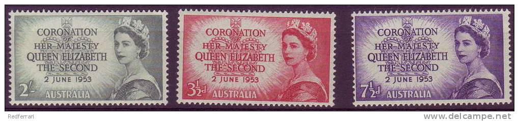 (33)  Coronation Her Majesty QUEN ELIZABETH The Second 2 Juni 1953 - Mint Stamps