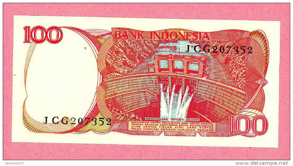 Billet De Banque Nota Banknote Bill 100 SERATUS RUPIAH INDONESIE INDONESIA 1984 - Indonesien