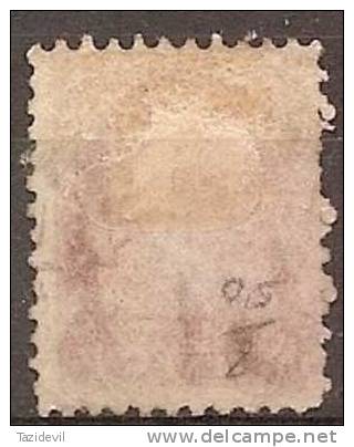 NEW BRUNSWICK - 1860 10c Queen Victoria. Perf Faults Left Side. Scott 9. Used - Gebraucht