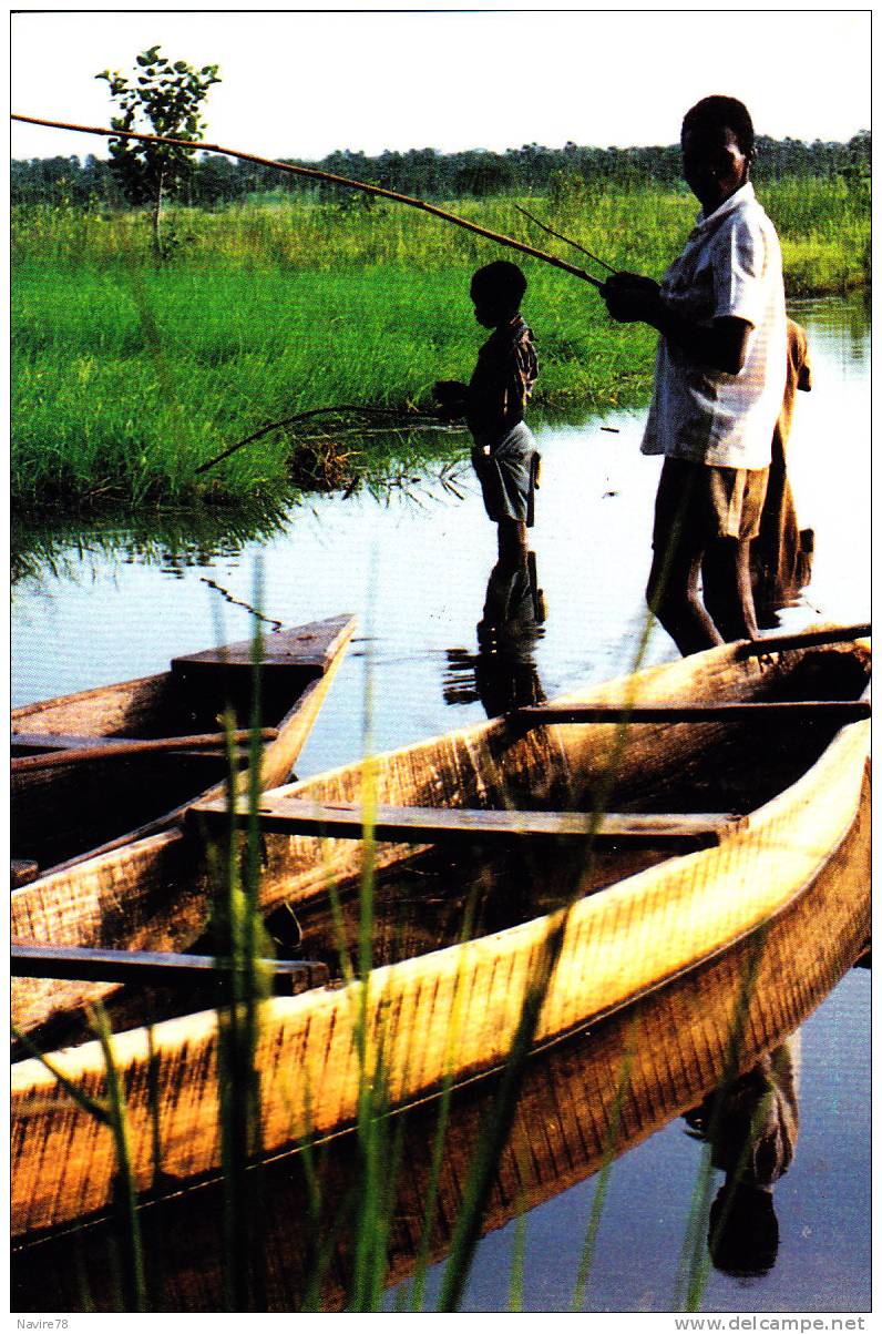 BURKINA FASO. (Ex Haute Volta). TENGRELA. LES PECHEURS DE LA MARE. - Burkina Faso