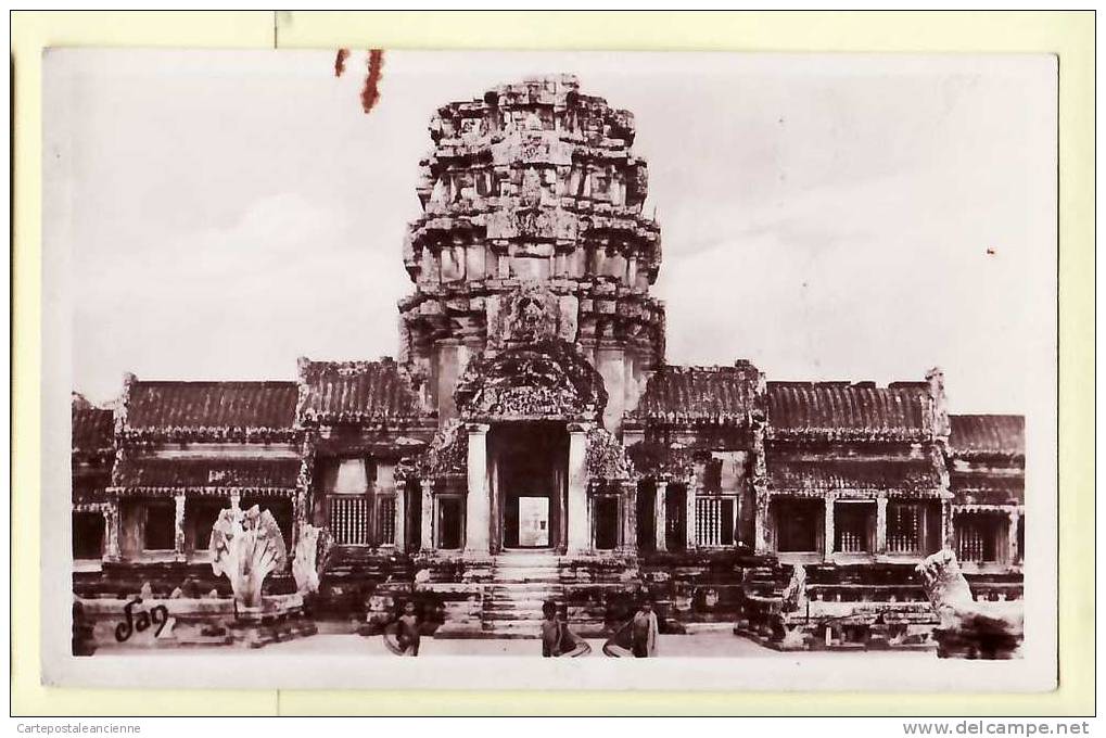 ANGKOR VATH ENTREE CENTRALE GALERIE 1930s ¤ FRANCE LOINTAINE FLEURY 4 Collection Agence Economique INDO CHINE CAMBODGE - Cambodge