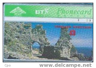 # UK_BT BTA111 UK Heritage Tintagel Castle No9 50 Landis&gyr   Tres Bon Etat - BT Advertising Issues