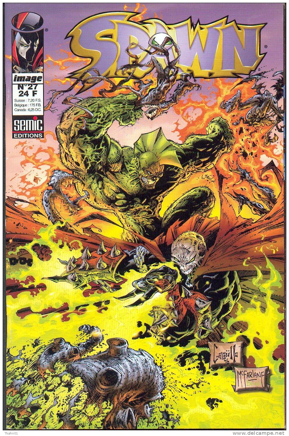 SPAWN  N° 27  IMAGE SEMIC EDITIONS  DE 1998 TTBE - Spawn