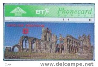 # UK_BT BTA112 UK Heritage Whitby Abbey No10 50 Landis&gyr   Tres Bon Etat - BT Emissioni Pubblicitarie