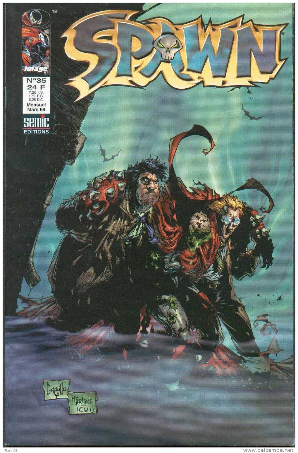 SPAWN  N° 35  IMAGE SEMIC EDITIONS  DE 1999 TTBE - Spawn