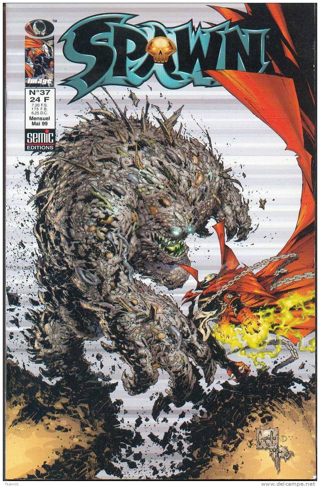 SPAWN  N° 37  IMAGE SEMIC EDITIONS  DE 1999 TTBE - Spawn