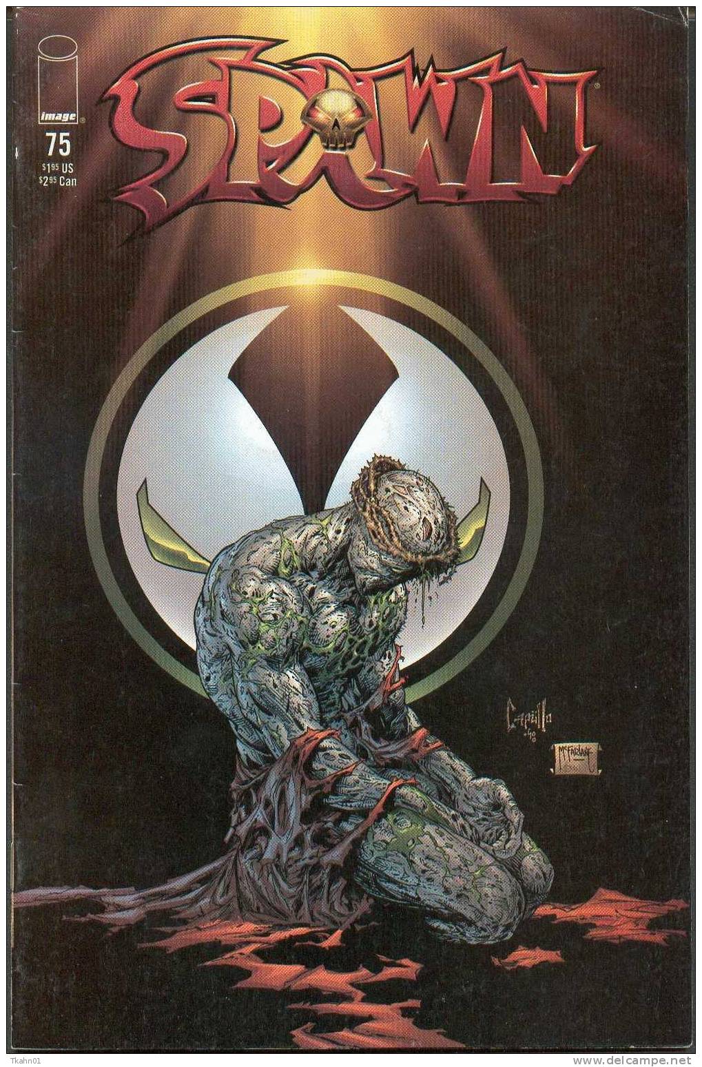 SPAWN  N° 75  IMAGE VERSION ANGLAIS  DE 1998 TBE - Spawn