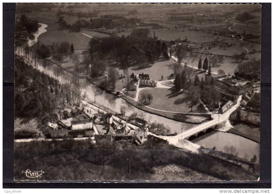 27 ACQUIGNY Vue Générale Aérienne, Chateau, Pont, Eure, Ed CIM 453, CPSM 10x14.5, 1965 - Acquigny