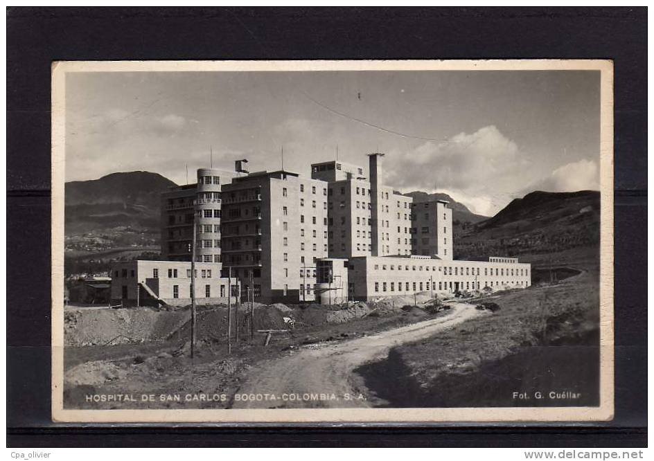 COLOMBIE Bogota, Hospital De San Carlos, Hopital, Ed Cuellar, CPSM 9x14, 1954 - Colombia