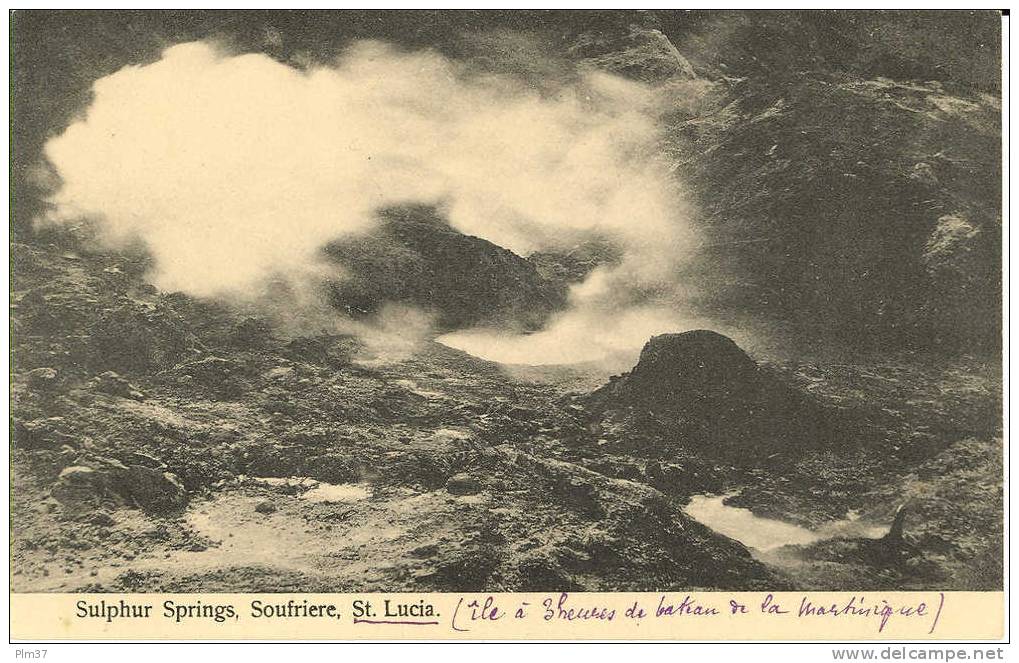 SAINTE LUCIE - Soufrière - Volcanisme - Jungferninseln, Britische
