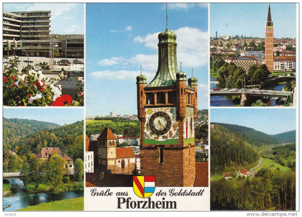 Duitsland/Deutschland, Pforzheim, Grüsse Aus Der Goldstadt, Ca. 1990 - Pforzheim