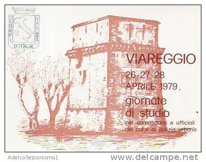 33804)cartolina Viareggio - Giornate Di Studio Con 120£  + Annullo - Viareggio