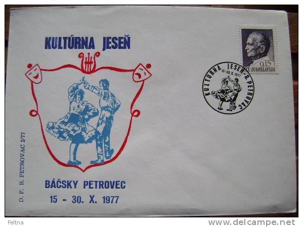 1977 YUGOSLAVIA COVER FOR DANCES IN BACKI PETROVAC DANCE - Danse