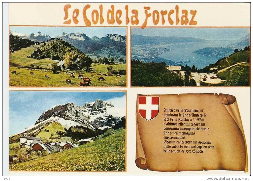 CpF2141 - Le COL De La FORCLAZ - Montnin - Carte Multi Vues - (74 - Haute Savoie) - Faverges