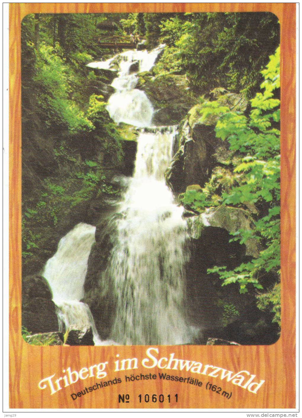 Duitsland/Deutschland, Triberg Im Schwarzwald, Wasserfälle, 1990 - Triberg