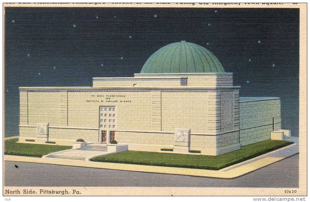 Etats Unis The Buhl Planetarium PITTSBURGH  " Theatre Of The Stars " Facing Old Allegheny Town Square - * PRIX FIXE - Pittsburgh