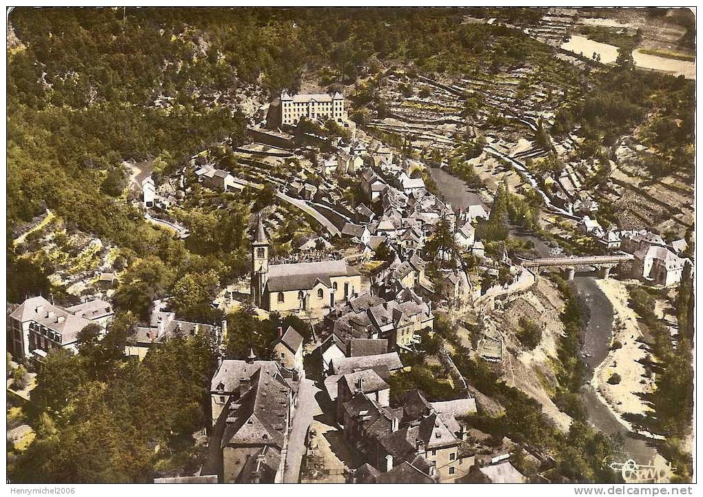 St Laurent D´olt ( Aveyron) Vue Aérienne De L'école Des Peres Blancs, Ed Cim - Other & Unclassified