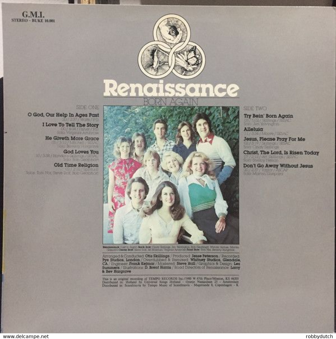 * LP *  RENAISSANCE - BORN AGAIN - Religion & Gospel