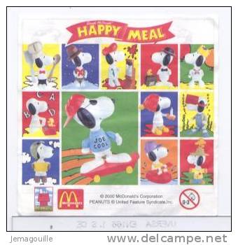 McDonald's - HAPPY MEAL - JOE COOL - Notice Sans Figurine - McDonald's