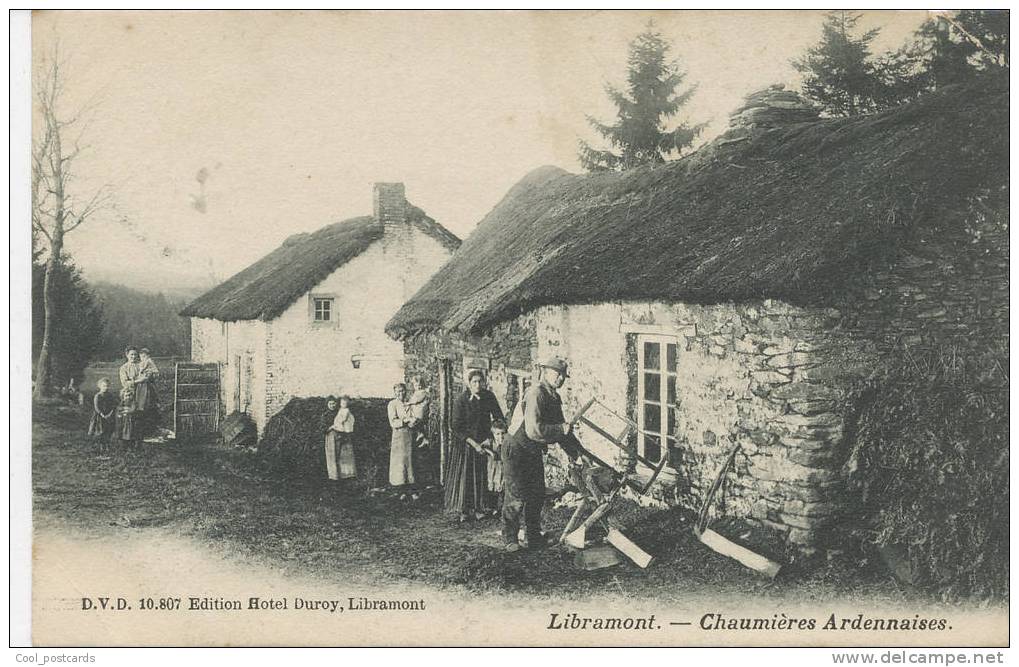 BELGIUM  Libramont Chaumieres Ardennaises, EX Rare PC Mailed In 190?? - Libramont-Chevigny