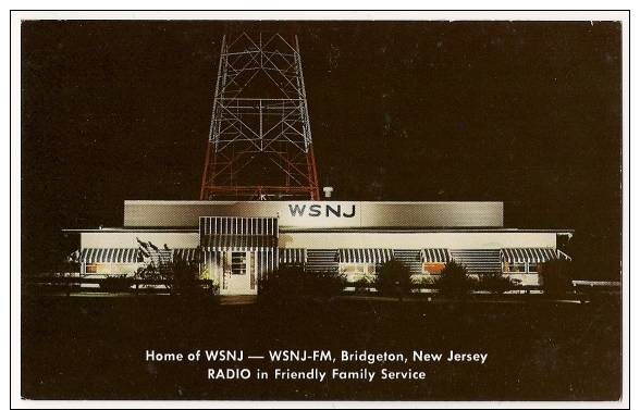 Home Of WSNJ-Bridgeton New Jersey Postcard - Altri & Non Classificati