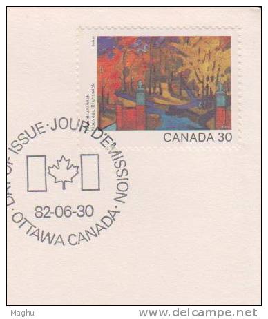 CANADA-FDC-1982-MODERN ART PAINTING-SET OF 12-CONDITION SEE THE SCAN - 1981-1990