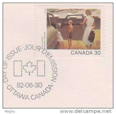 CANADA-FDC-1982-MODERN ART PAINTING-SET OF 12-CONDITION SEE THE SCAN - 1981-1990