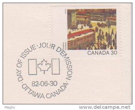 CANADA-FDC-1982-MODERN ART PAINTING-SET OF 12-CONDITION SEE THE SCAN