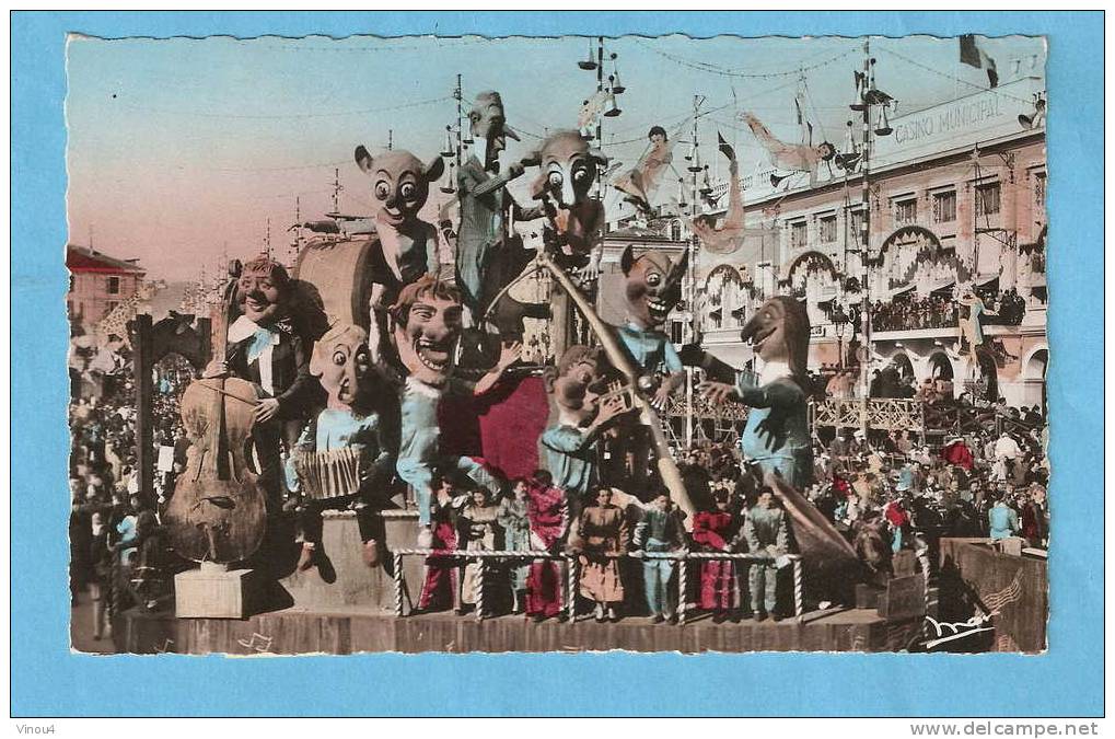 CPSM - Nice - CARNAVAL : Circus Orchestra  -constructeur F.Belgrano  -06-Alpes Maritimes - Carnaval