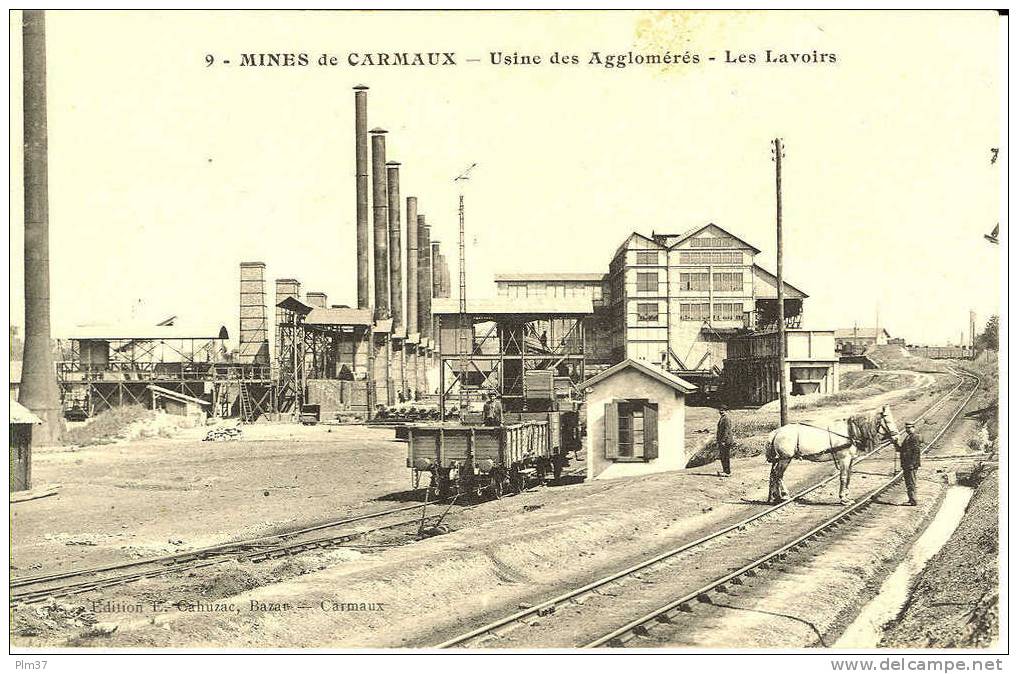 Mines De CARMAUX - Usine Des Agglomérés - Les Lavoirs - Carmaux