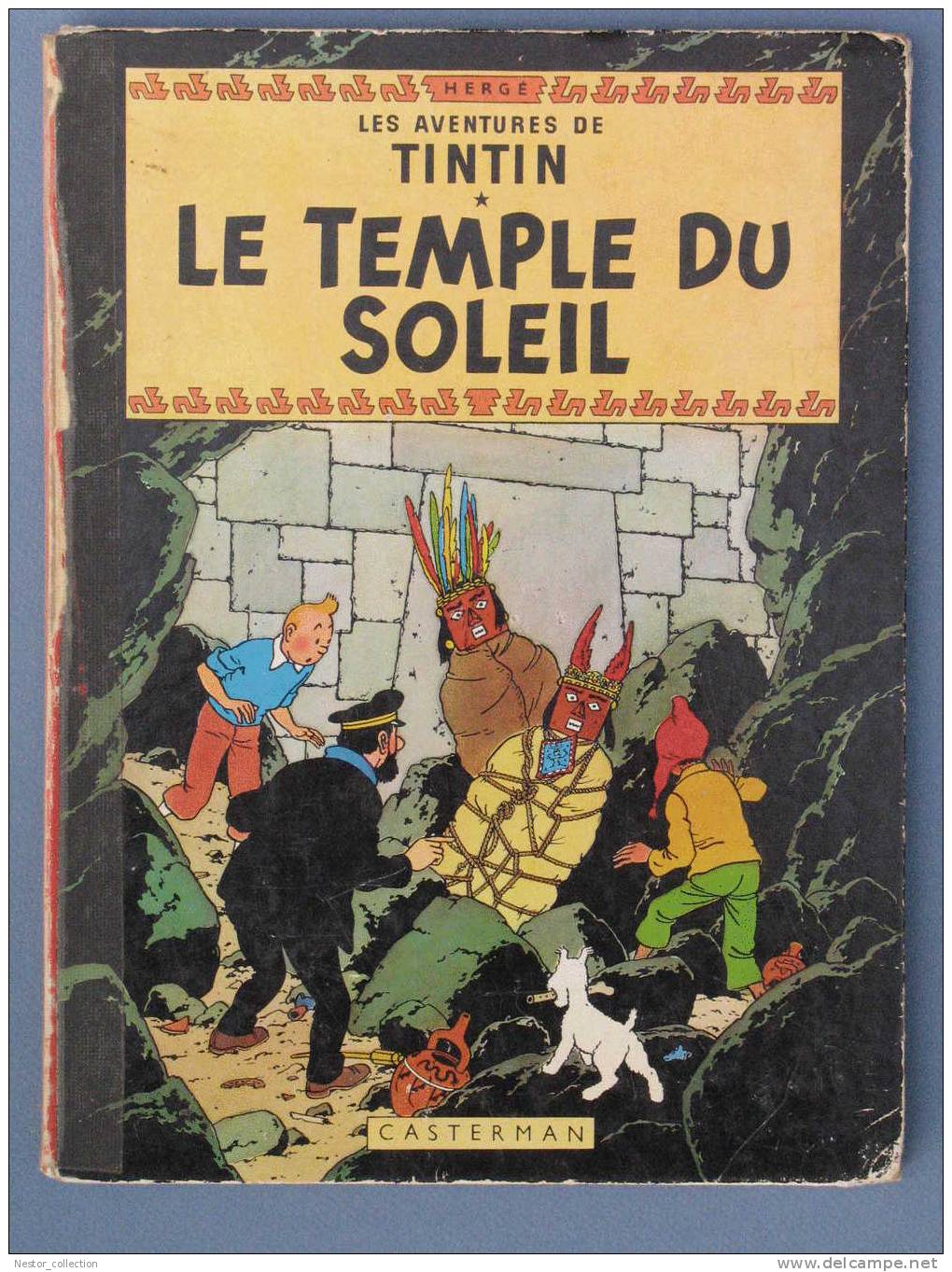 Le Temple Du Soleil Tintin  Hergé  B35 1964 - Hergé